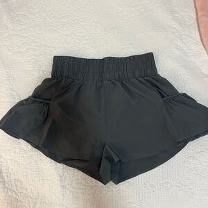 Gray amazon workout shorts, M